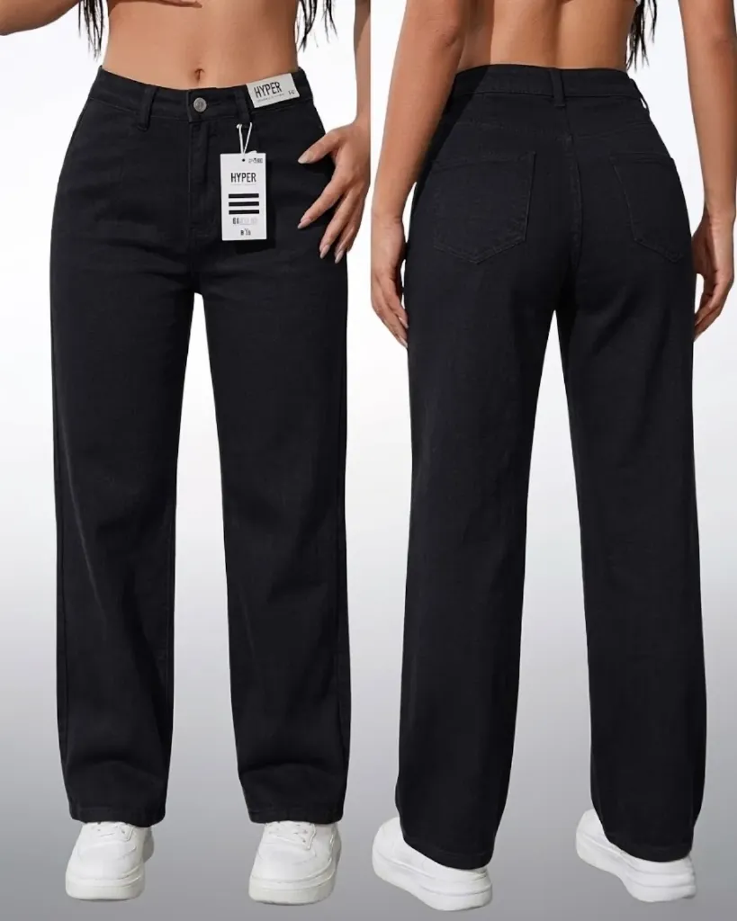 Wide leg gabardina strech con pinzas