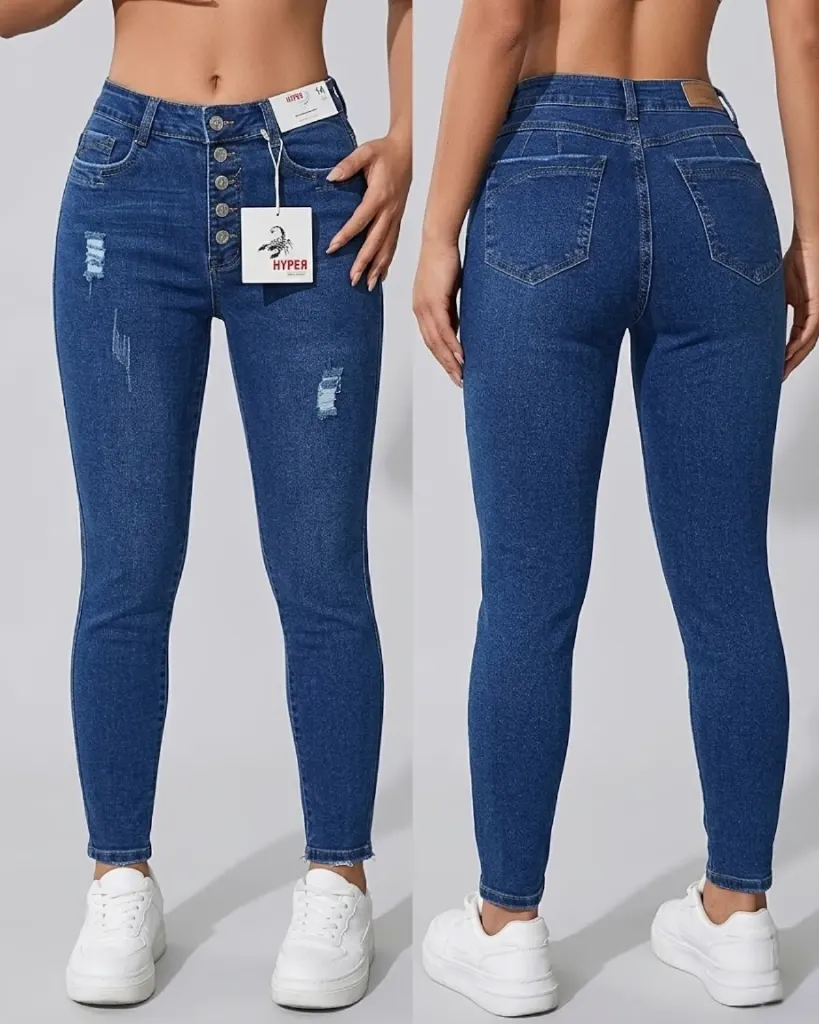 Tubo strech con botones