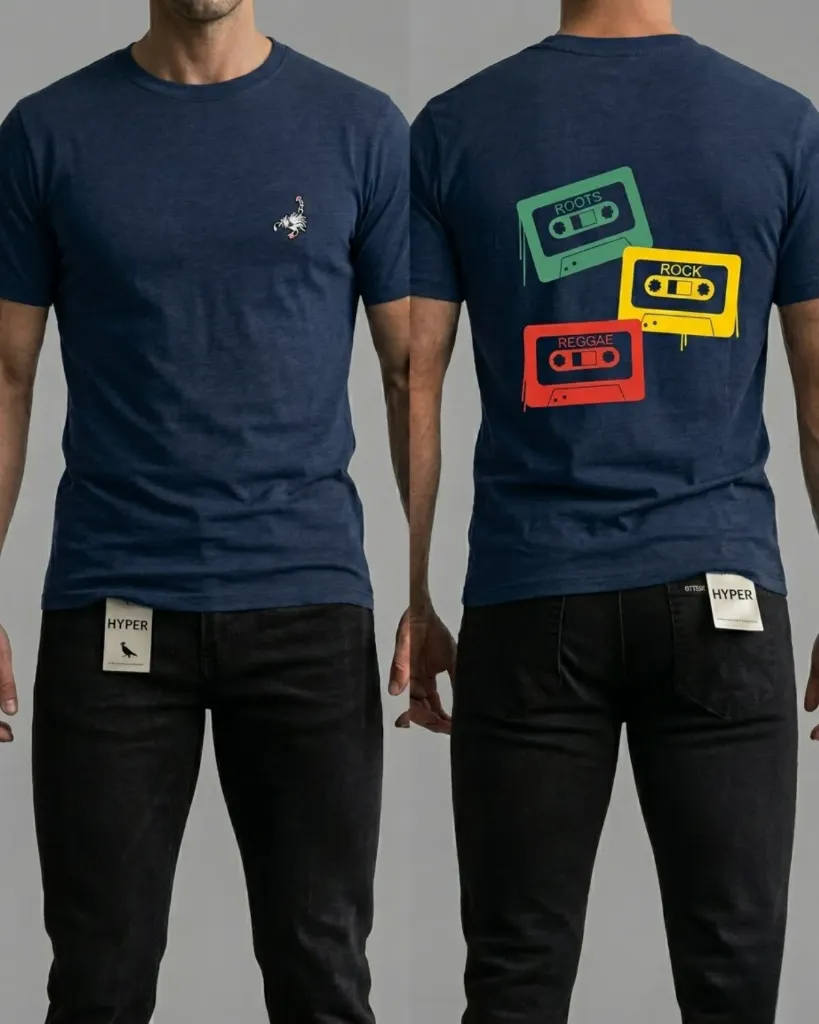 Camiseta estampada (CASETE)