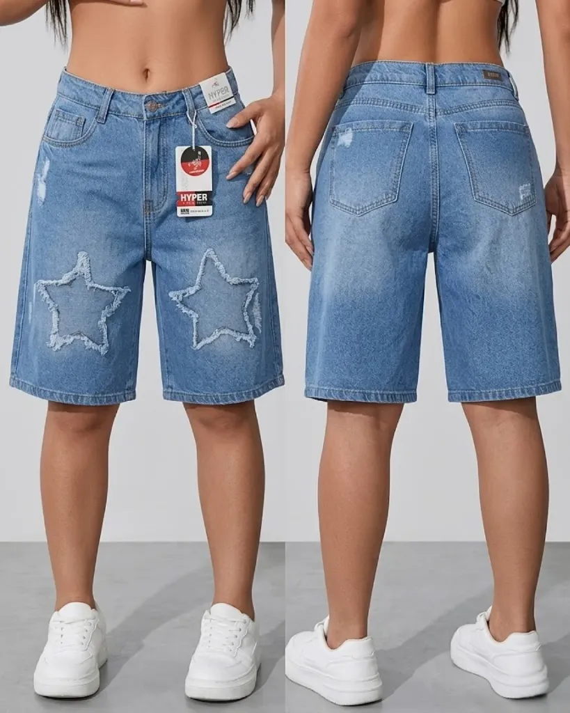 Bermuda rigida diseño de estrella