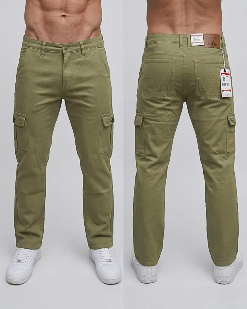 [HJ-001703-30] Gabardina cargo strech (30)