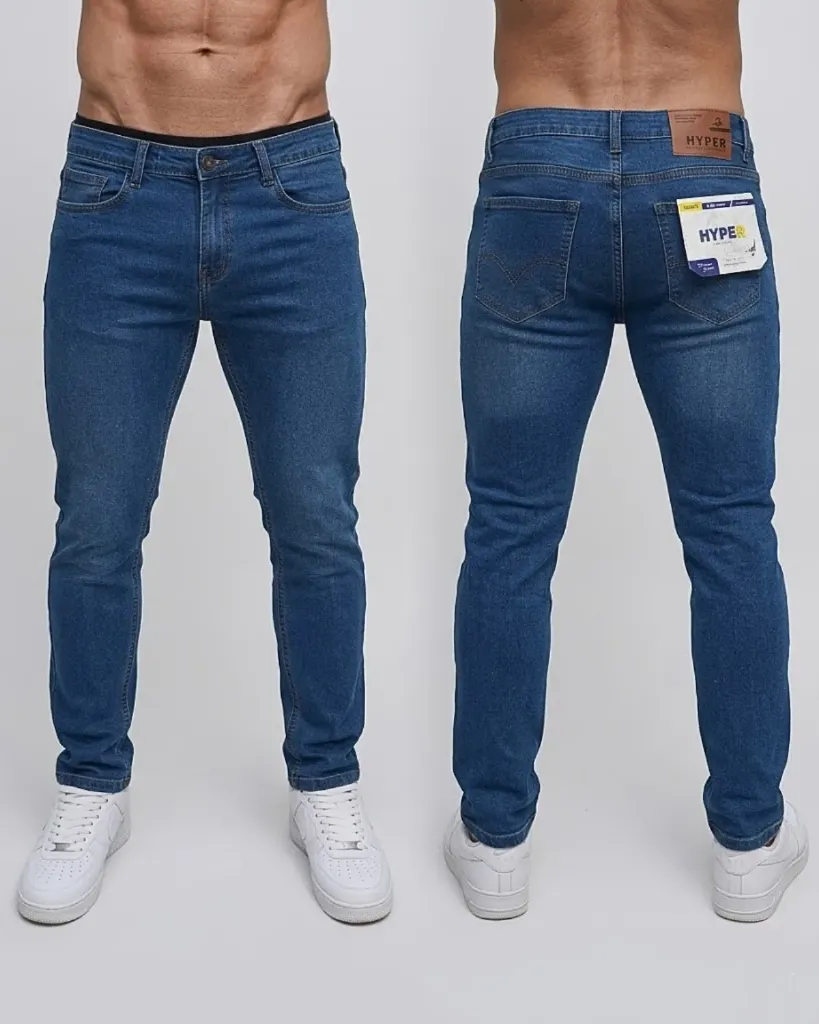 [HJ-001749-32-AZUL-CLARO] Semitubo strech llano (32)
