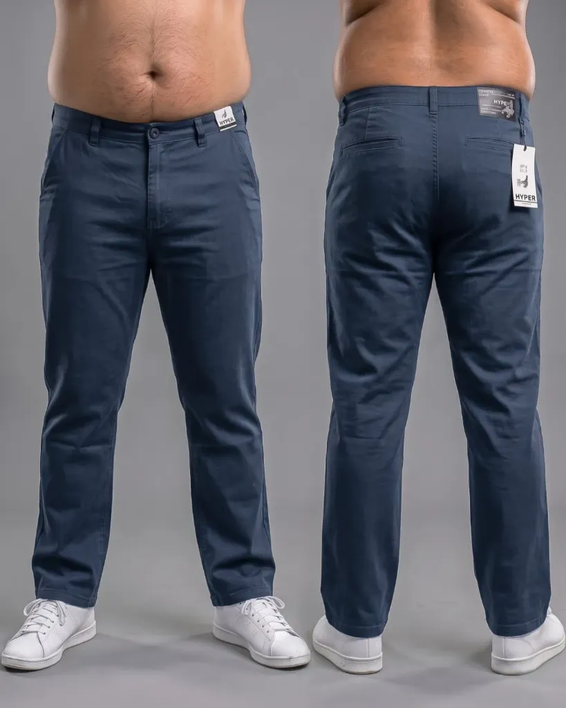 [HJ-001753-38-GRIS-AZULADO-OSCURO] Recto gabardina strech plus con bolsillos viviados (38)