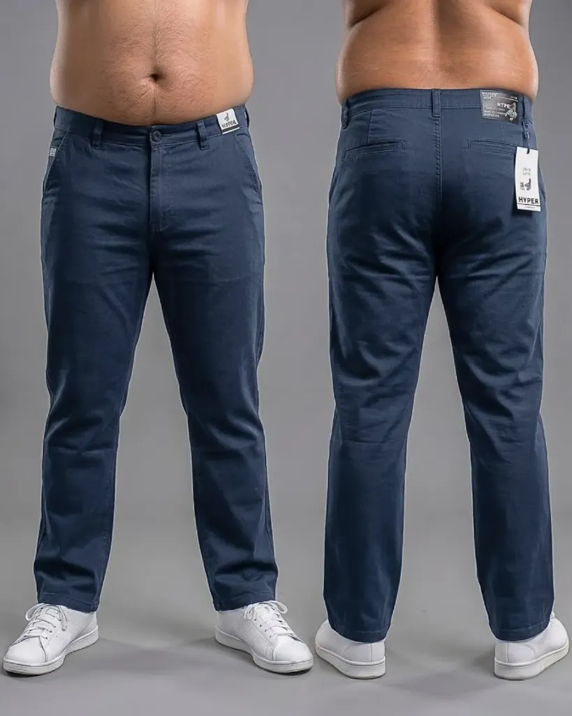 [HJ-001753-38-GRIS-AZULADO-OSCURO] Recto gabardina strech plus con bolsillos viviados (38)