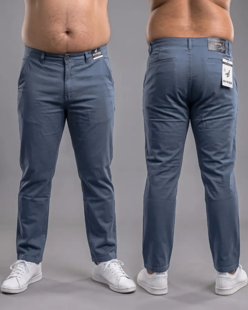 [HJ-001069-38-GRIS-AZULADO-CLARO] Recto gabardina strech plus con bolsillos viviados (38)