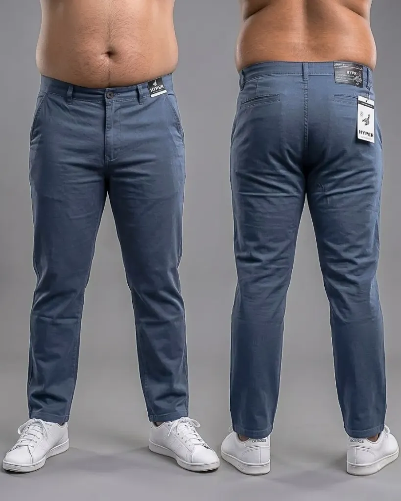[HJ-001069-38-GRIS-AZULADO-CLARO] Recto gabardina strech plus con bolsillos viviados (38)