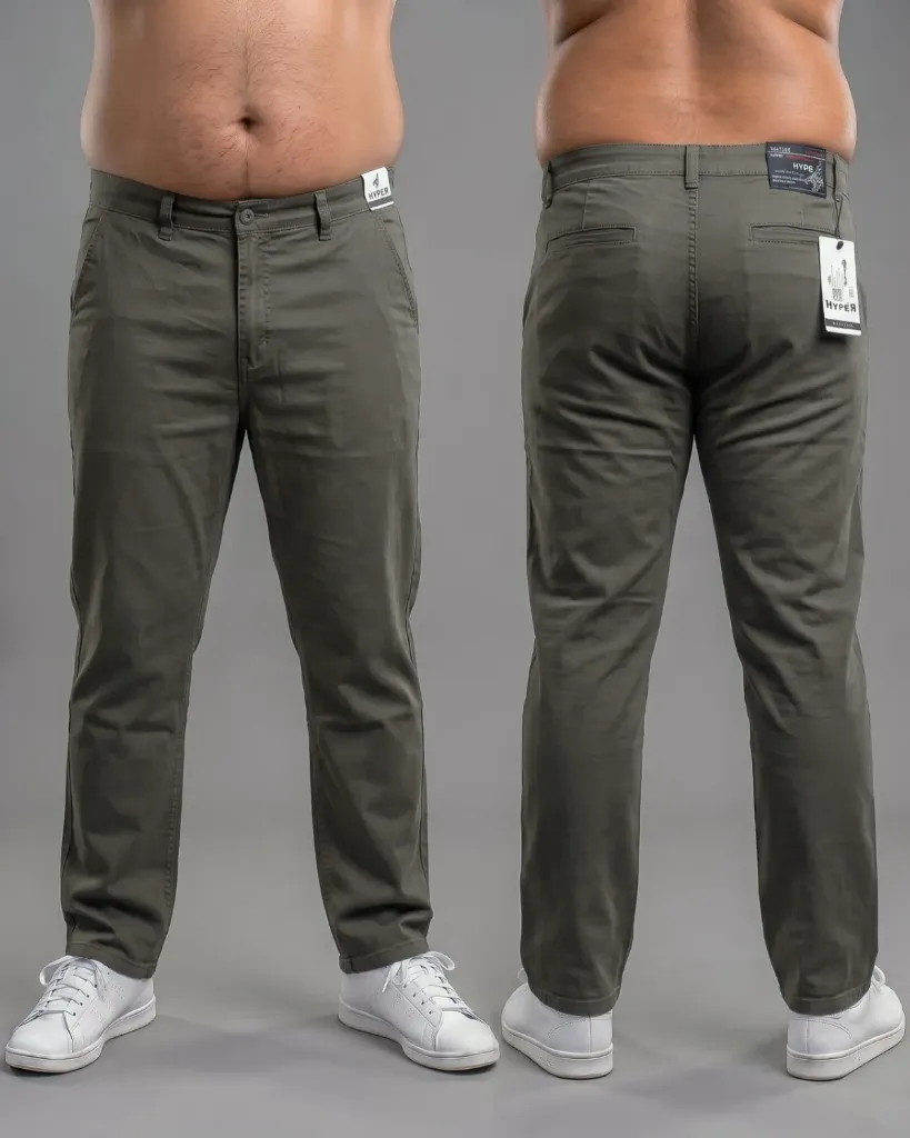 [HJ-001756-40-VERDE-OLIVA] Recto gabardina strech plus con bolsillos viviados (40)