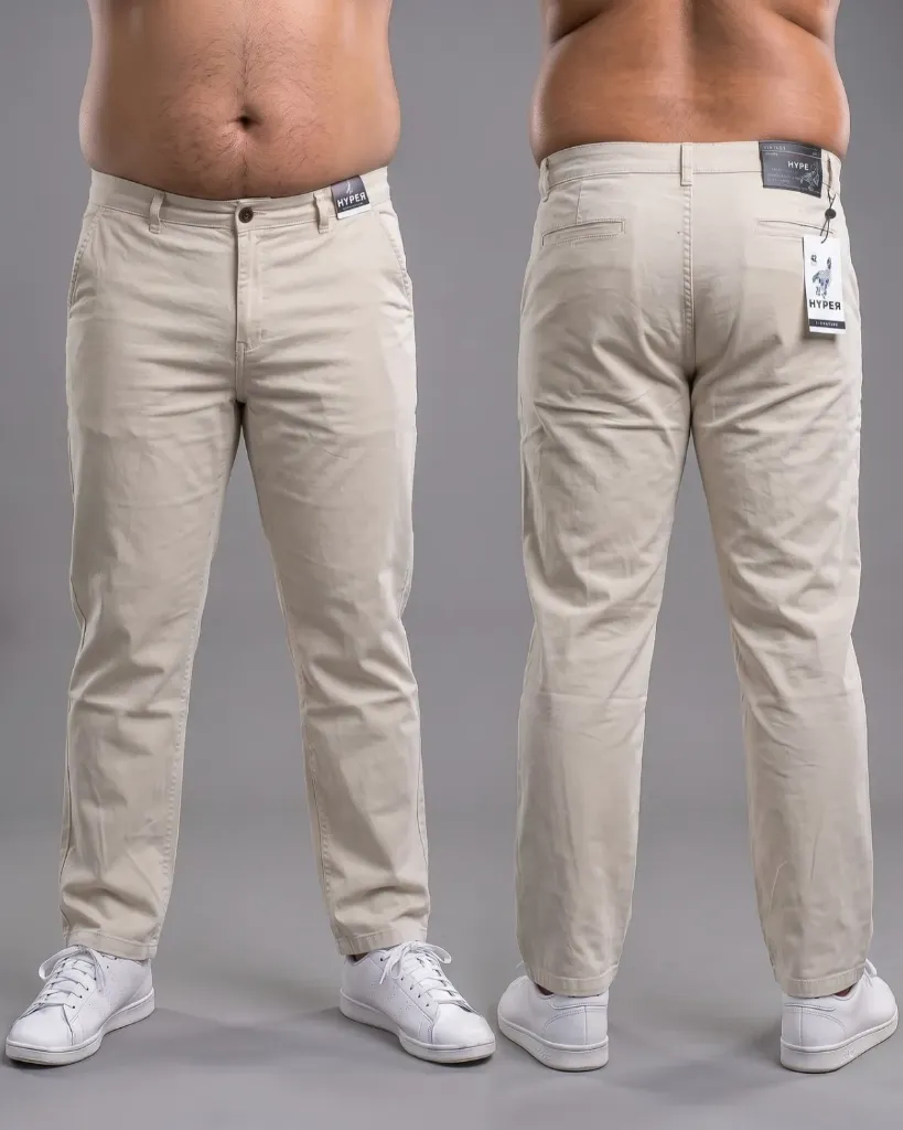 [HJ-001757-38-CREMA] Recto gabardina strech plus con bolsillos viviados (38)