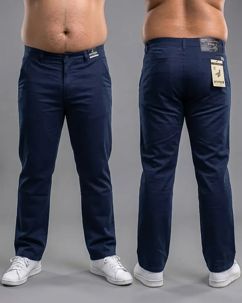 [HJ-001900-38-AZUL-1] Recto gabardina strech plus con bolsillos viviados (38)