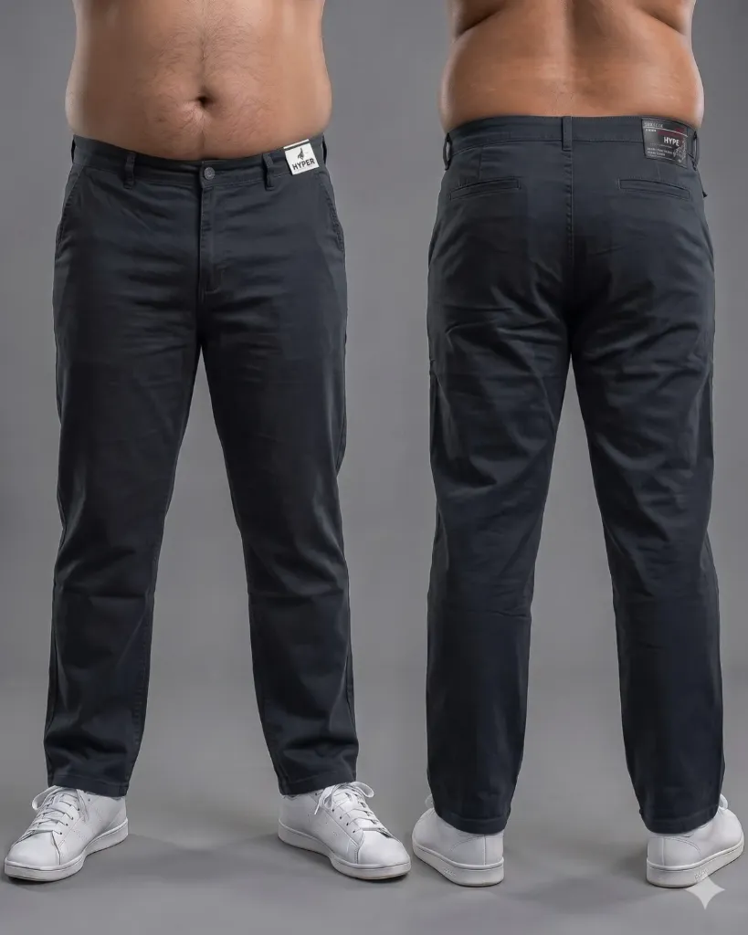 Recto gabardina strech plus con bolsillos viviados