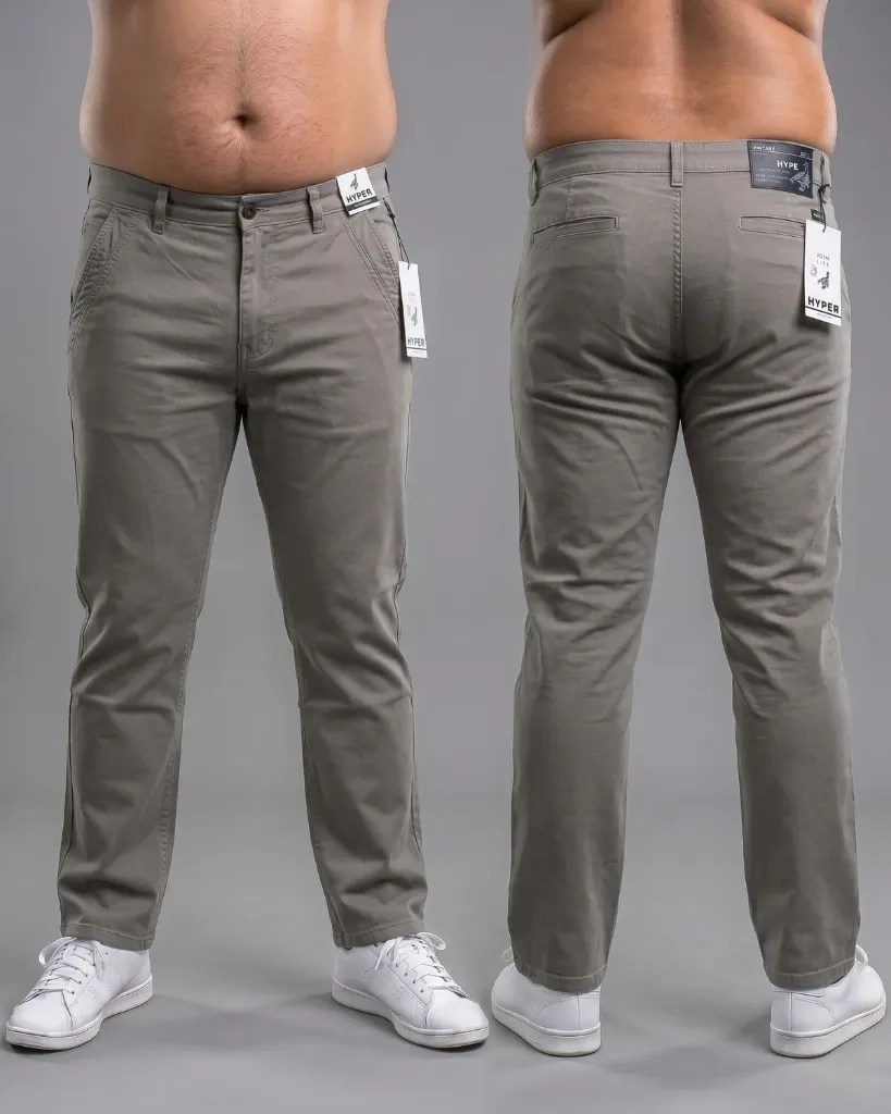 [HJ-001936-38-GRIS-4] Recto gabardina strech plus con bolsillos viviados (38)