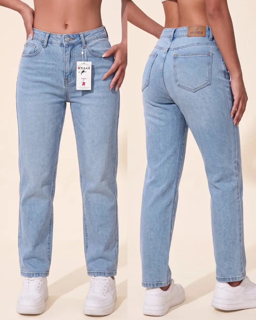 Wide leg strech con pinzas de entalle traseras