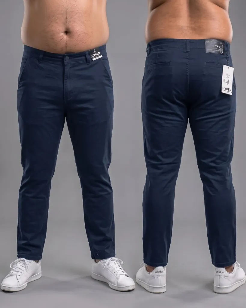 [HJ-001910-38-AZUL-2] Recto gabardina strech plus con bolsillos viviados (38)