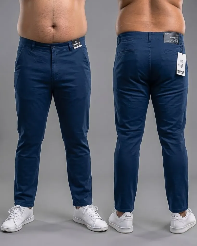 [HJ-001910-38-AZUL-2] Recto gabardina strech plus con bolsillos viviados (38)