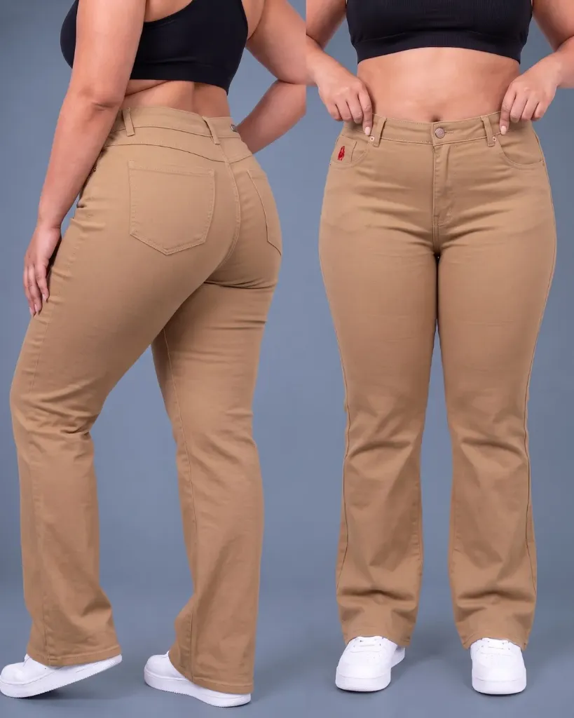 Acampanado gabardina plus strech