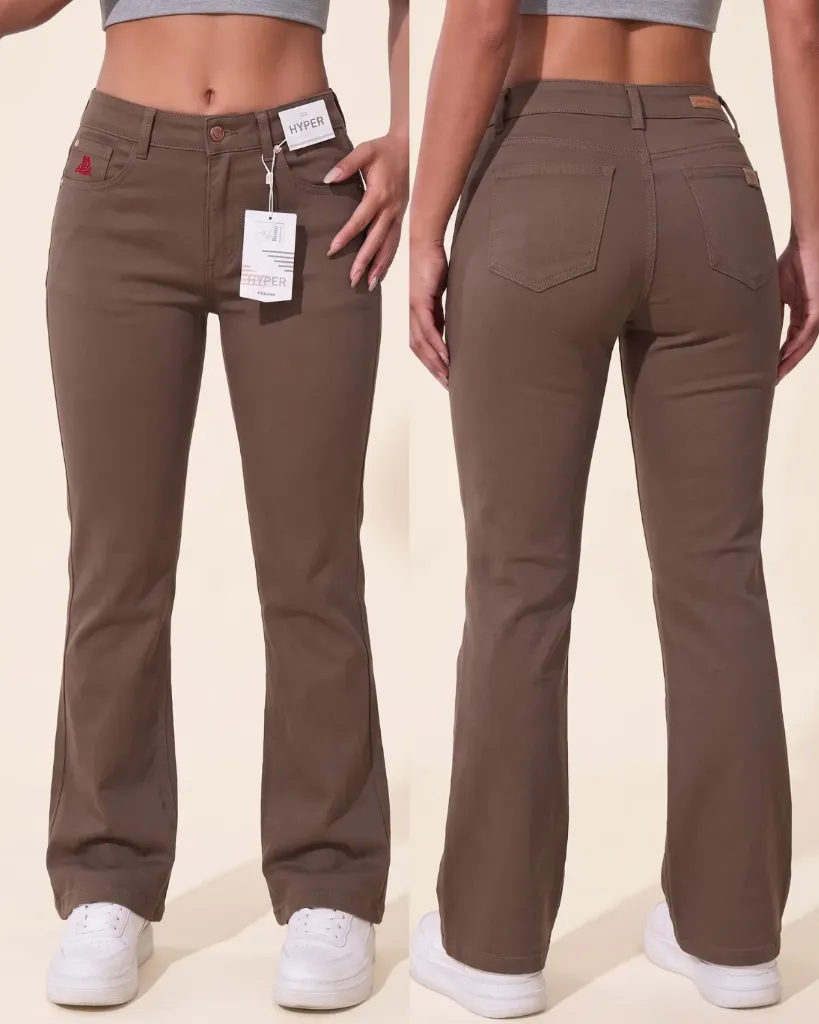 Acampanado gabardina strech