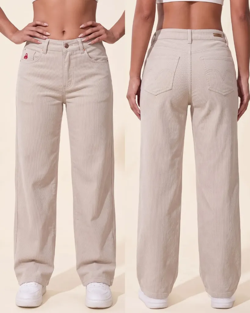 Wide leg pana rigido