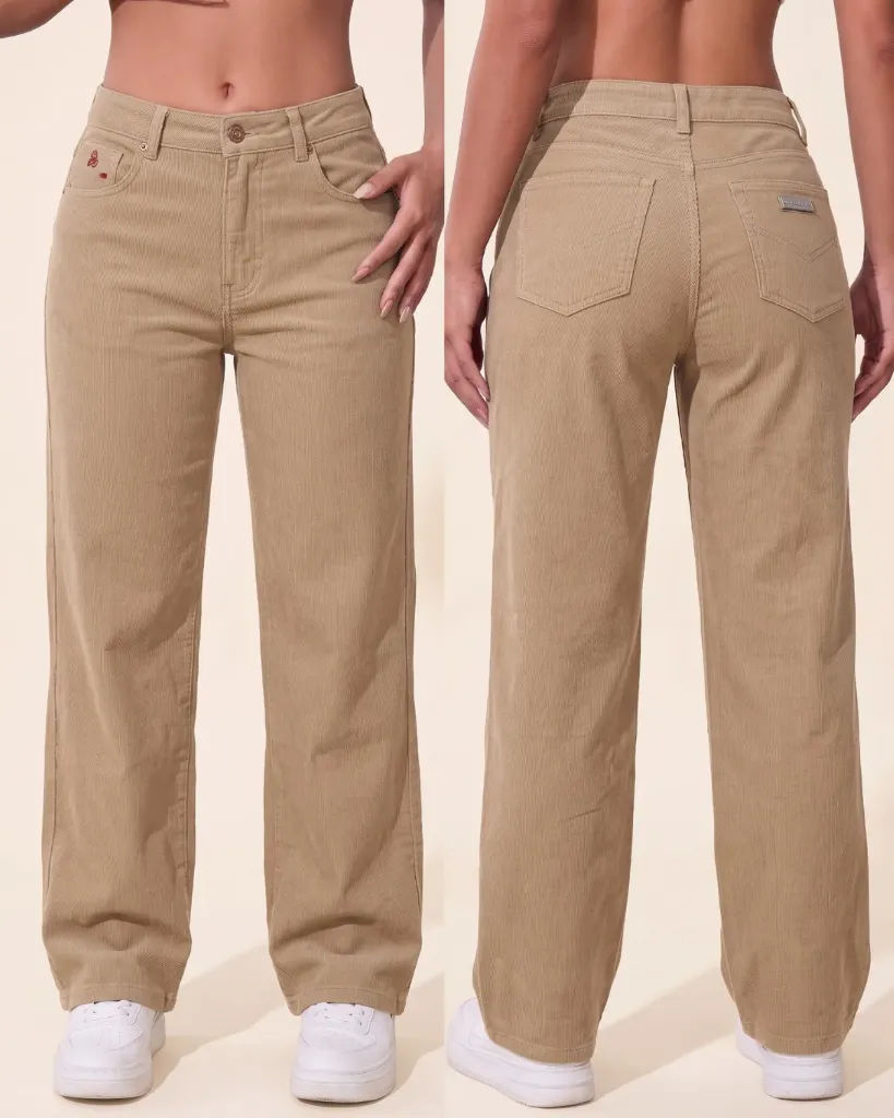 Wide leg pana rigido