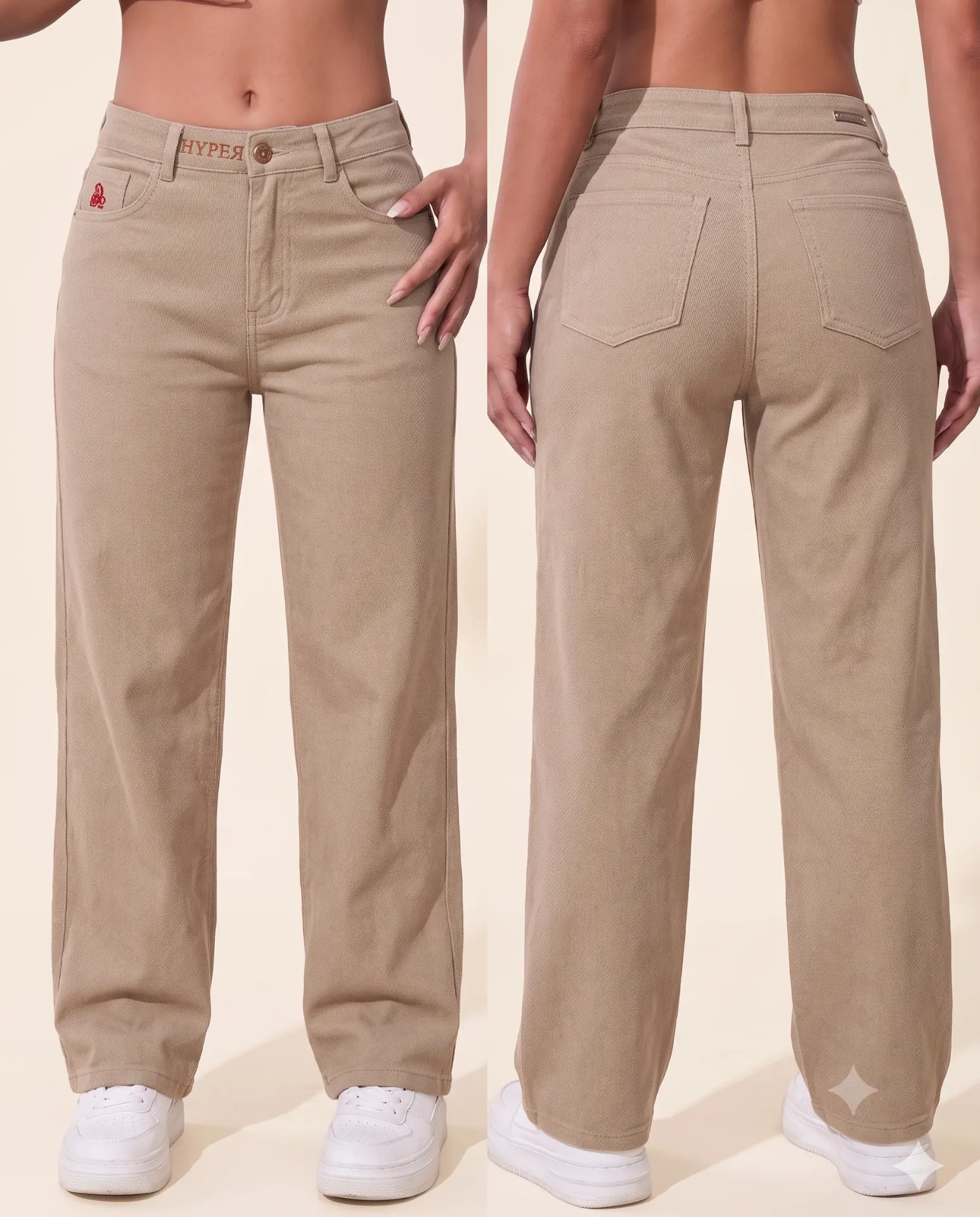 Wide leg pana rigido
