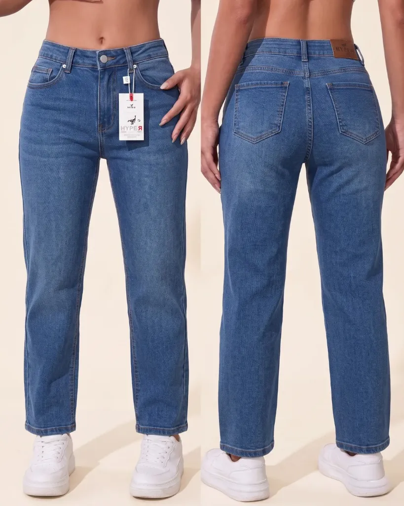 [HJ-001981-8-AZUL-7] Wide leg strech con pinzas de entalle traseras (8)