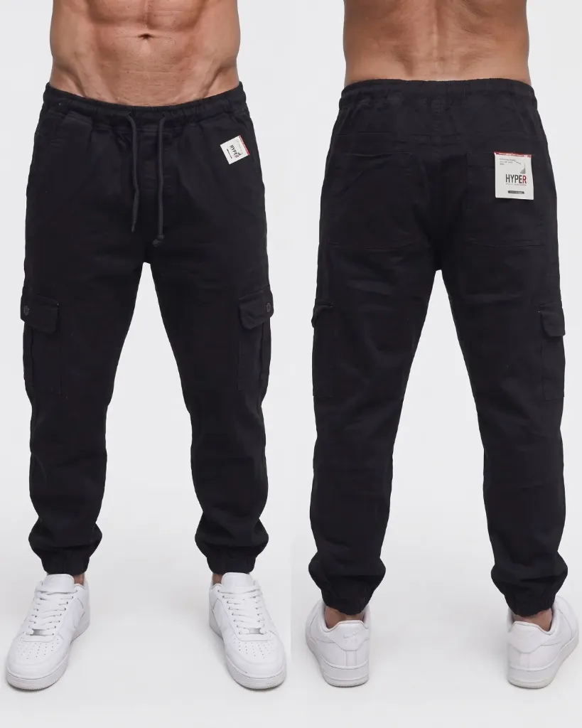[HJ-002469-28-NEGRO] Jogger strech cargo de caballero (28)