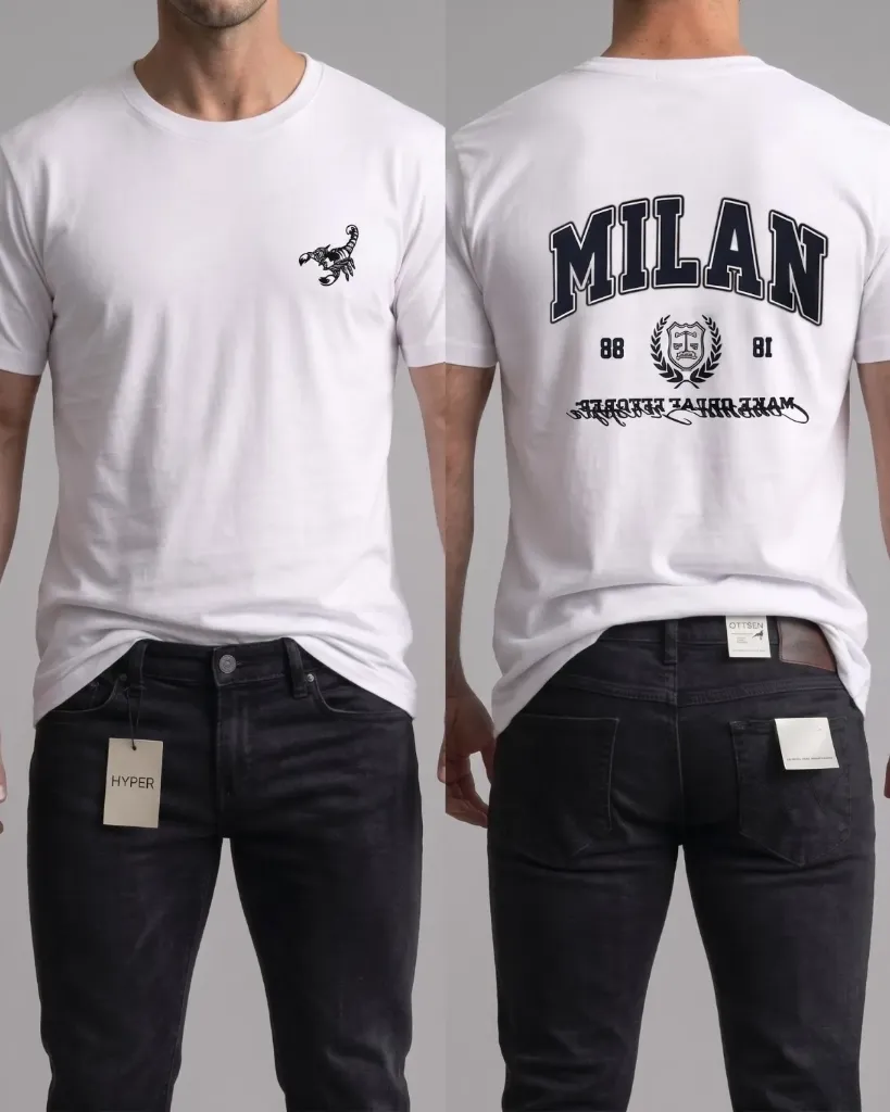 Camiseta estampada (Milan)