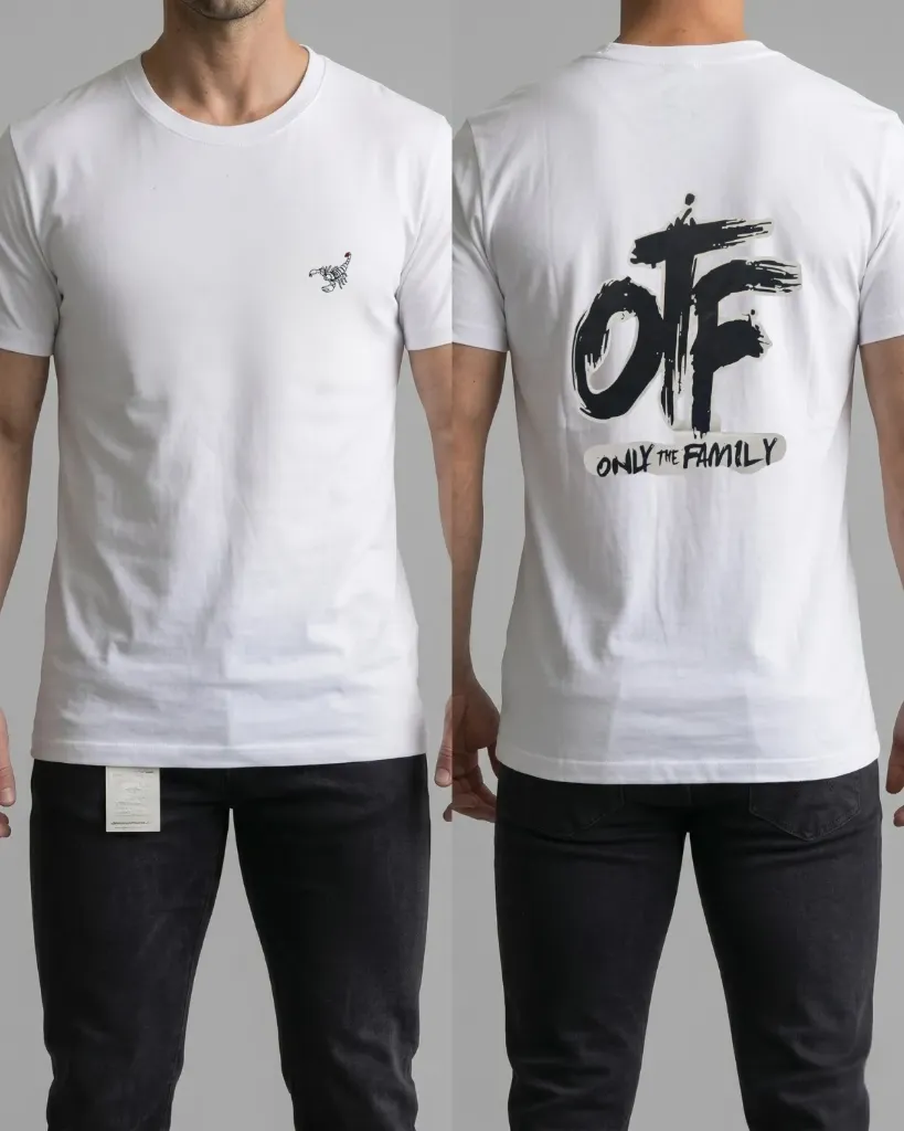 [HJ-002599-XL-BLANCO] Camiseta estampada (OTF) (XL, Blanco)