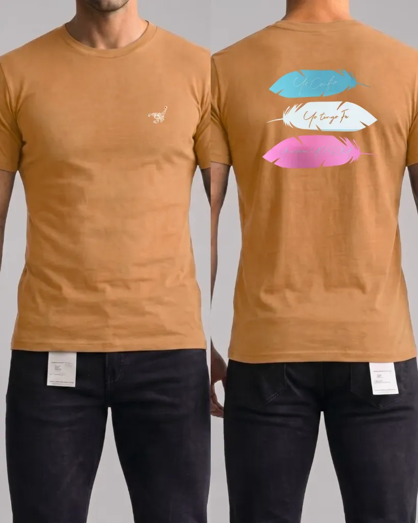 Camiseta estampada (Yo confio, yo tengo fe)