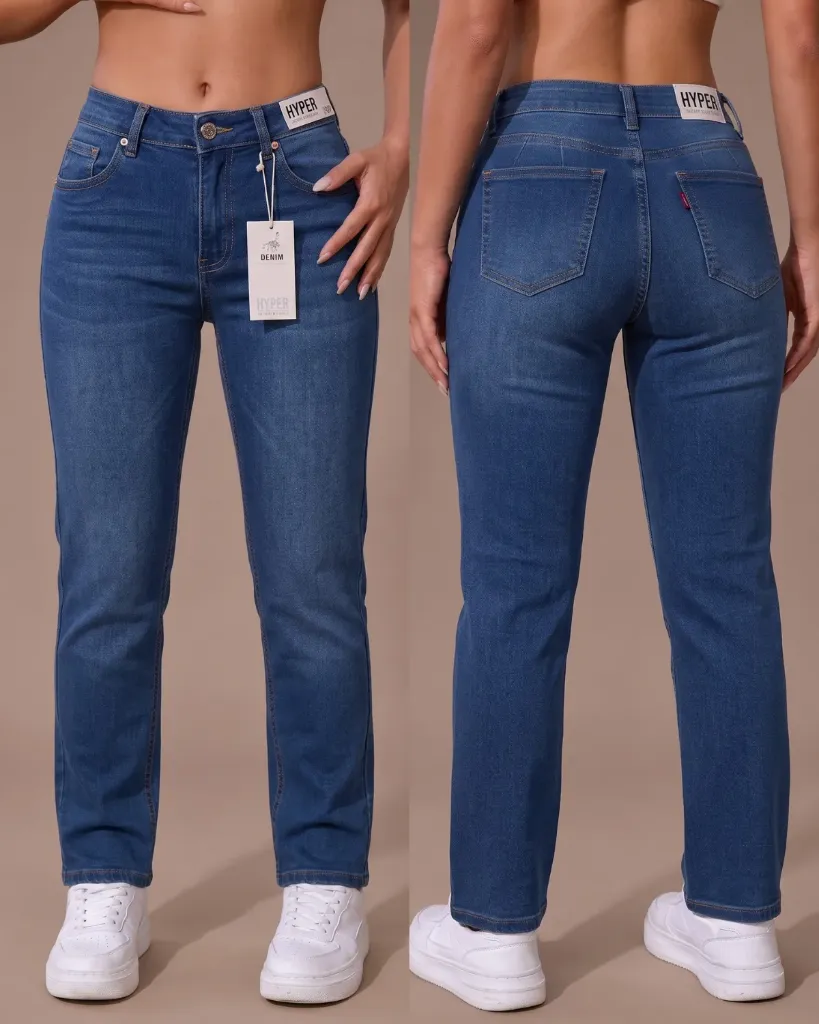 [HJ-002648-8-AZUL-2] Semitubo strech con bigotes (8, Azul #2)