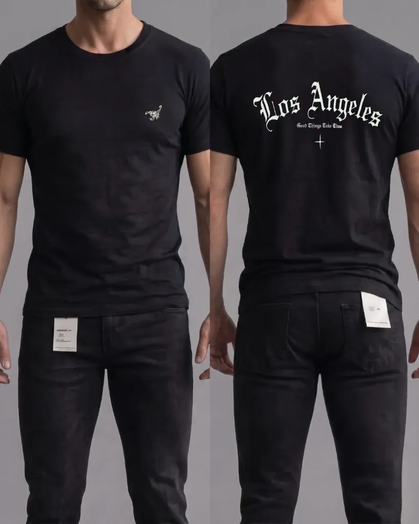 Camiseta estampada (LA, Bood thing take time)