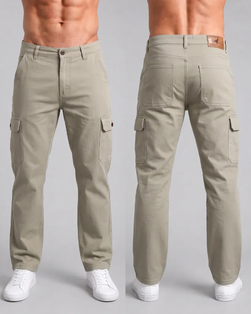 [HJ-002693-32-VERDE-CLARO] Semitubo gabardina cargo strech G1 (32, Verde claro)