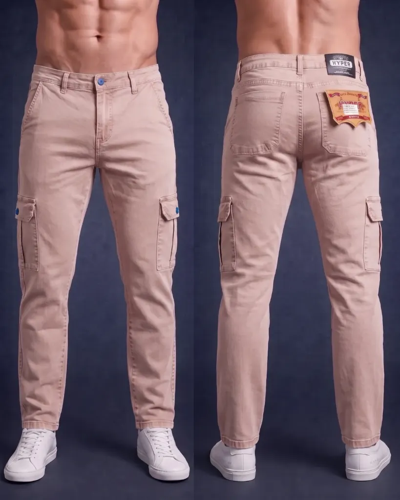 Semitubo gabardina cargo strech G4
