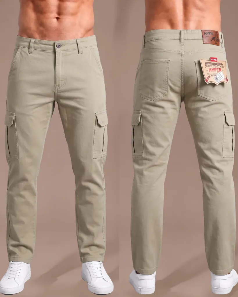 [HJ-002755-30-VERDE-CLARO] Semitubo gabardina cargo strech G5 (30, Verde claro)