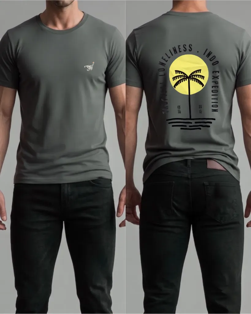 Camiseta estampada (Tropical loneliness)