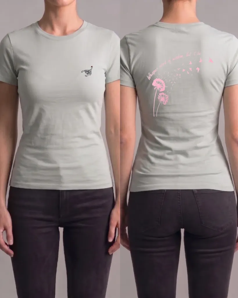Camiseta estampada (Whisper word of wisdom)