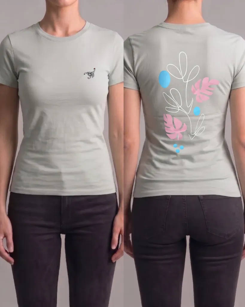 Camiseta estampada (Flores)