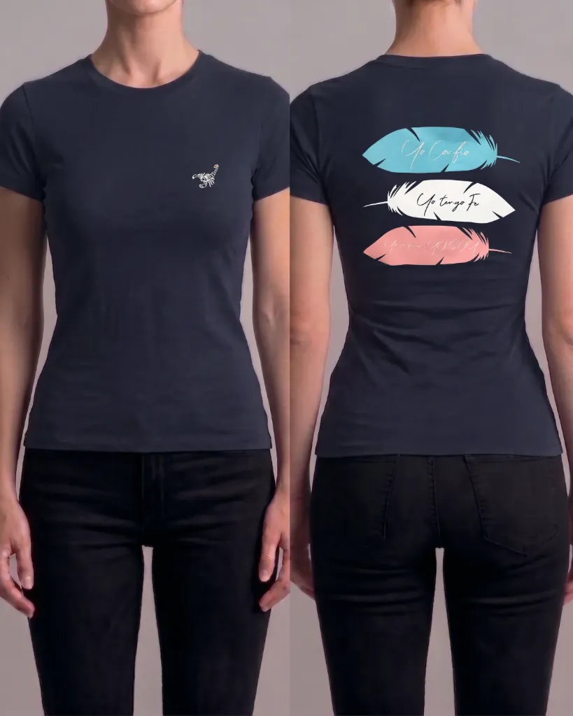 Camiseta estampada (Yo confio, yo tengo fe)