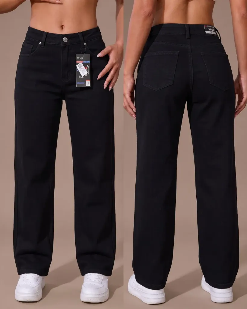 [HJ-001903-8-NEGRO] Wide leg rigido (8, Negro)