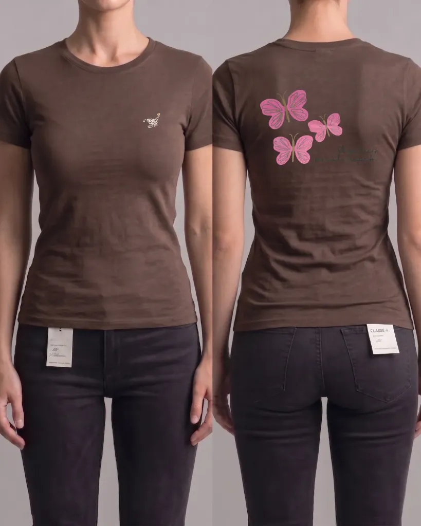 Camiseta estampada (Mariposas)