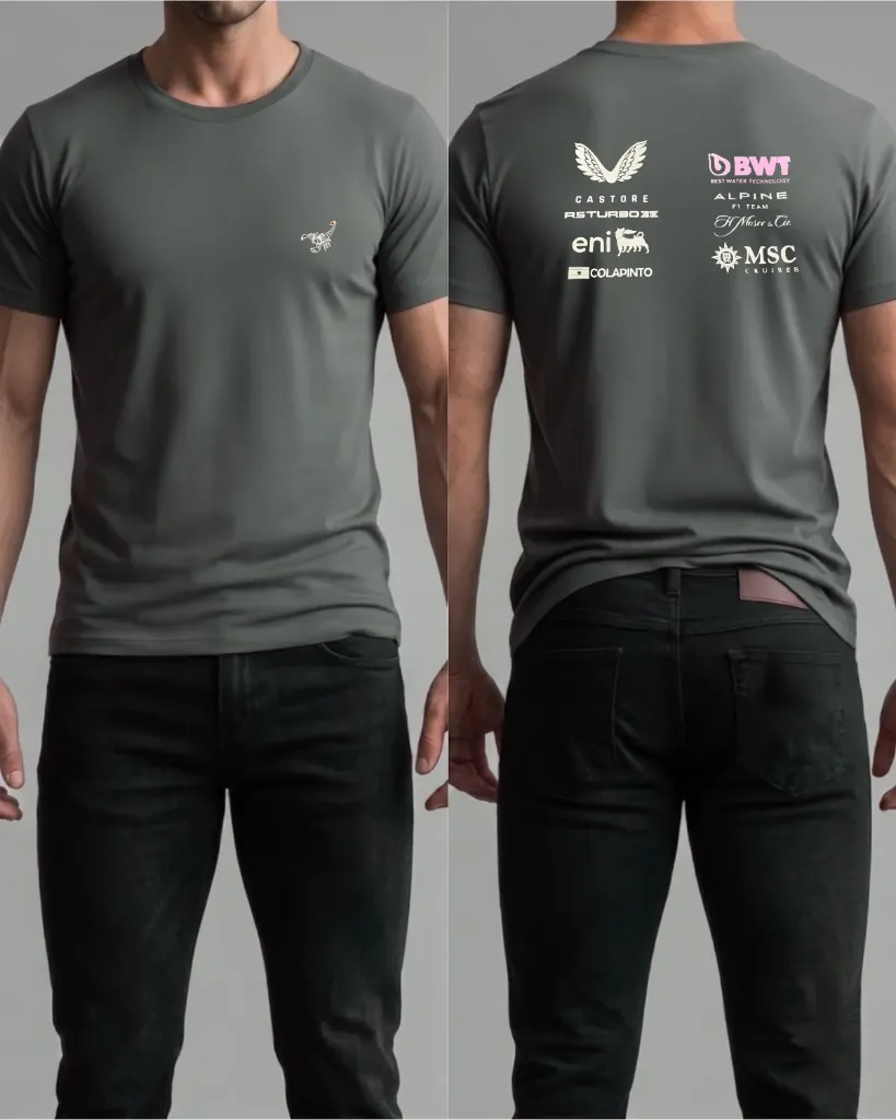 [HJ-002616-XXXL-GRIS-OSCURO] Camiseta estampada (Varios diseños) (Gris oscuro)