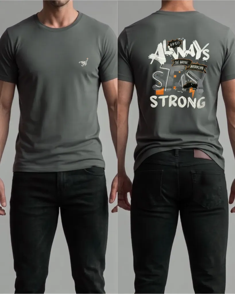 Camiseta estampada (Always strong)