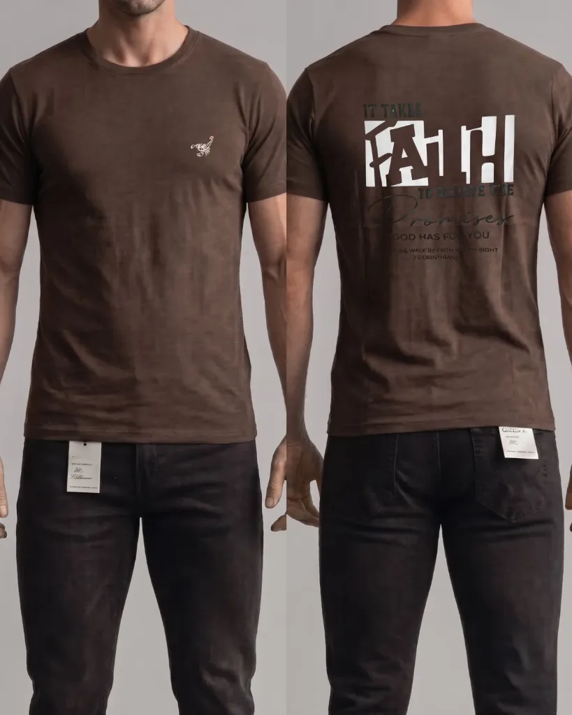 Camiseta estampada (It takes fath)