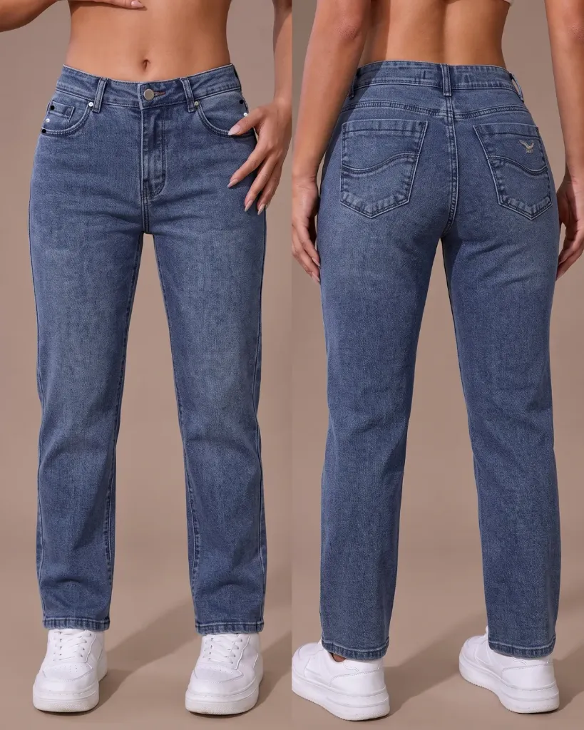 Recto jeans strech dama