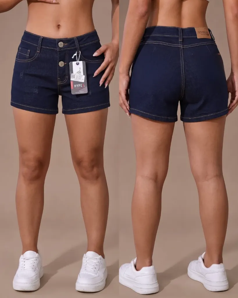 Short strech mototool de 2 botones levanta cola