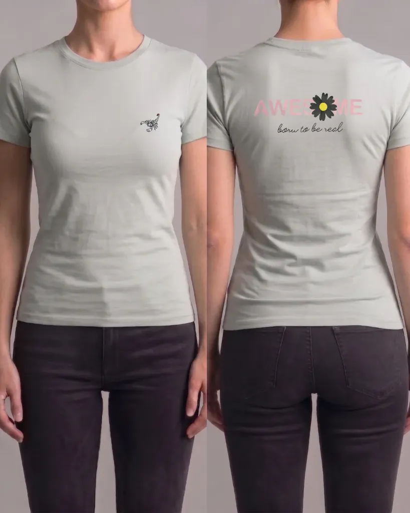 Camiseta estampada (Awesome)