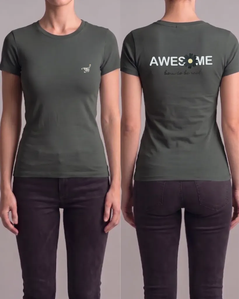 Camiseta estampada (Awesome)