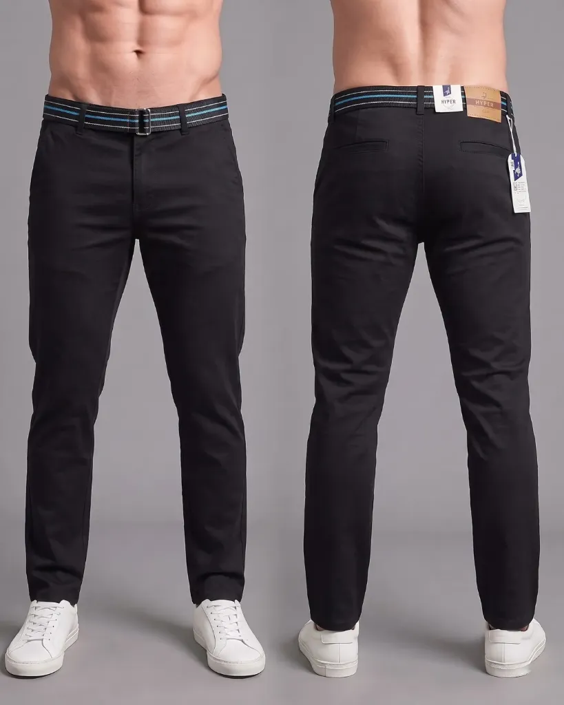 Semitubo gabardina strech con cinturón