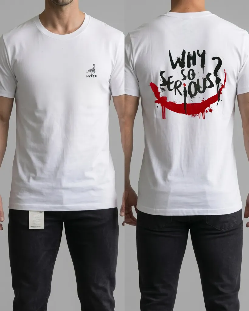 Camiseta estampada (Why so serious)
