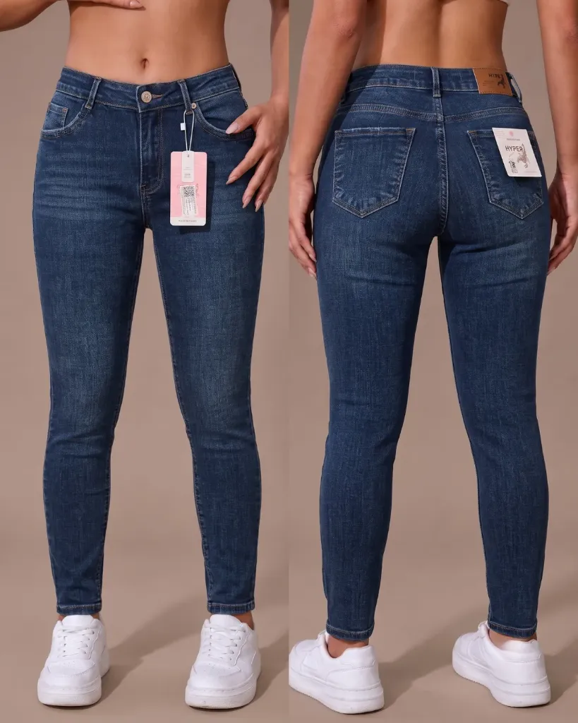 [HJ-001874-10-AZUL-3] Tubo jeans Stone strech con bigotes y efecto corazón (10)