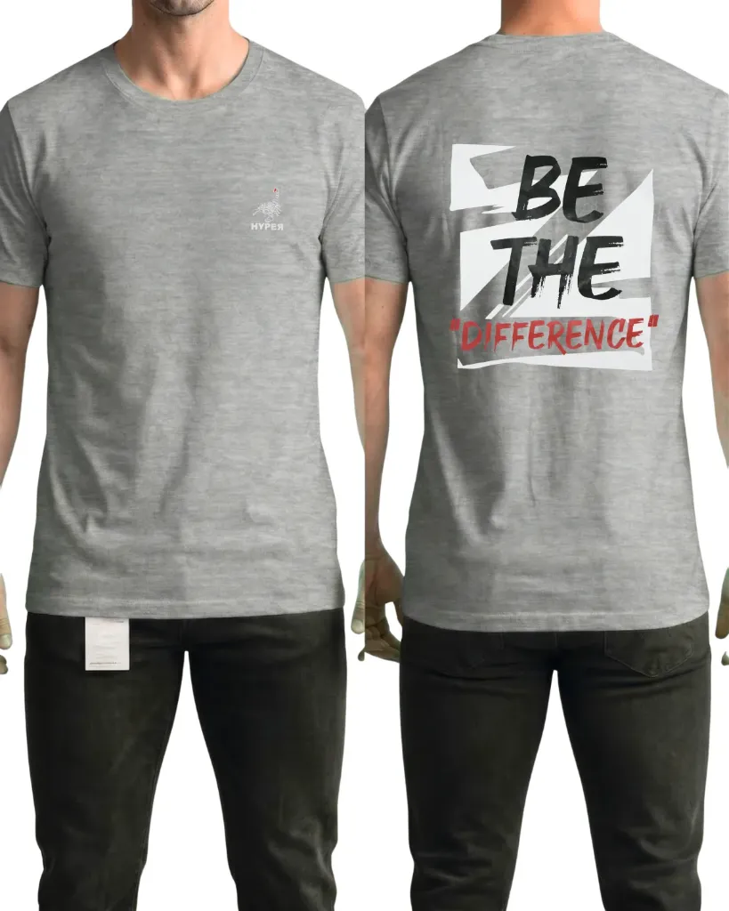 Camiseta estampada (Be the difference)